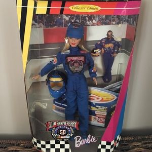 50th Anniversary NASCAR Barbie Doll